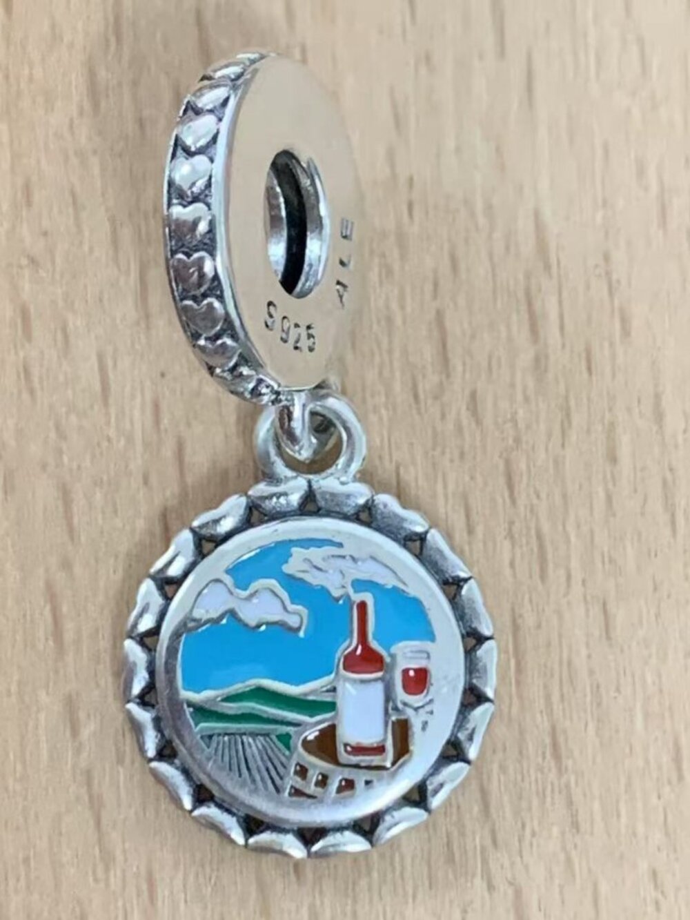 Pandora Santa Ynez Valley Exclusive Charm Pendant, S925 Silver Jewelry Bracelets